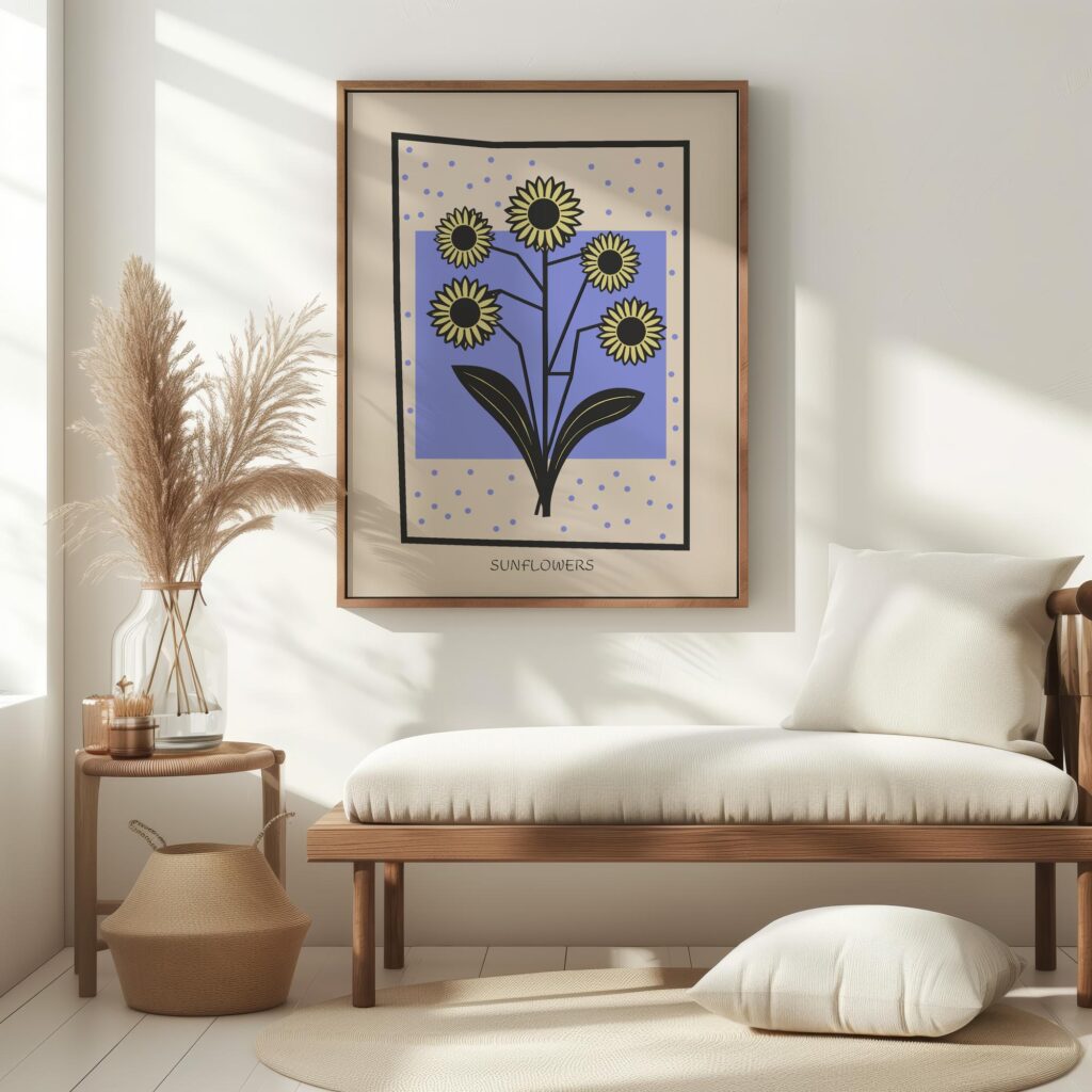 Sunflowers 5 mockup