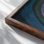 Sunrise III 1936–37 Arthur Dove close up dark wood mockup