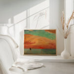 Sunrise over the Eastern Sea 1932 Fujishima Takeji 4 mockup