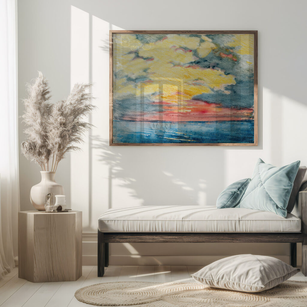 Sunset Acapulco circa 1912 Joseph Pennell 5 mockup