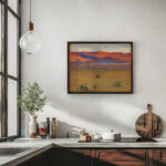 Sunset on the Savannah 1909 Akseli Gallen Kallela 6 mockup