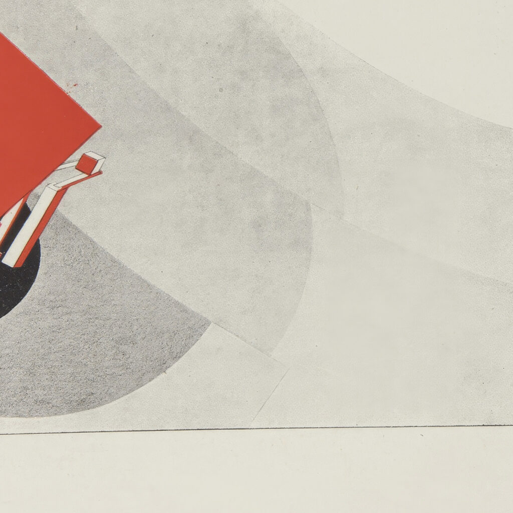 Suprematisch worden van tWee kWA drA ten in 6 konstrukties Pl. 1 1922 El Lissitzky 8 mockup