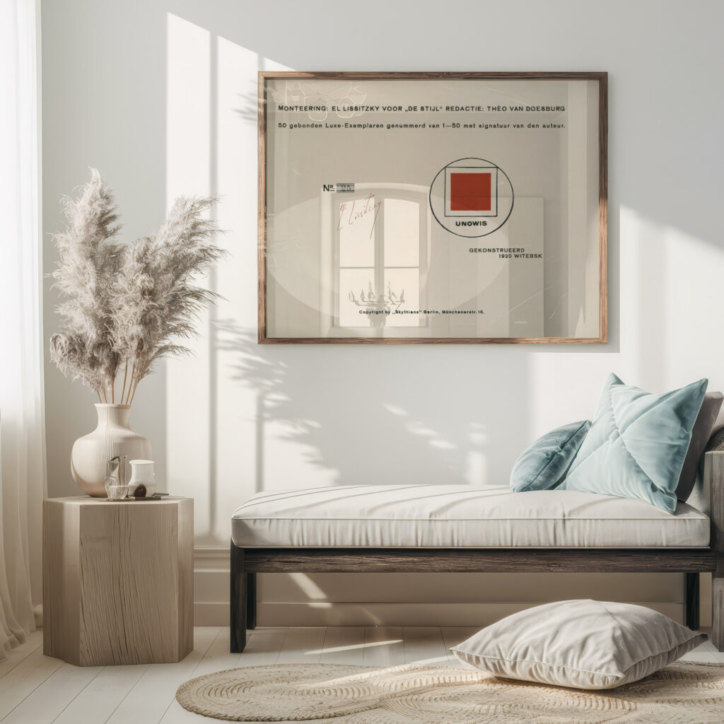 Suprematisch worden van tWee kWA drA ten in 6 konstrukties Pl. 11 1922 El Lissitzky 5 mockup