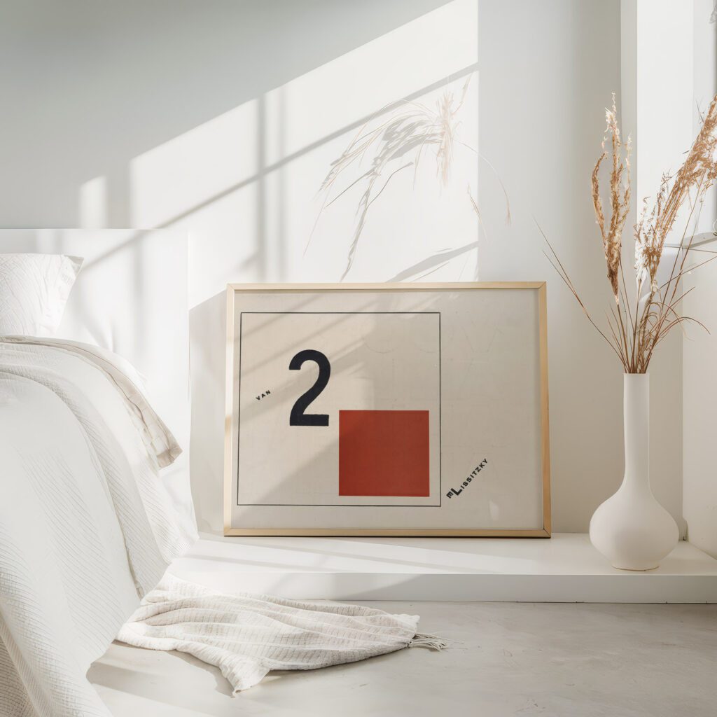 Suprematisch worden van tWee kWA drA ten in 6 konstrukties Pl. 2 1922 El Lissitzky 4 mockup