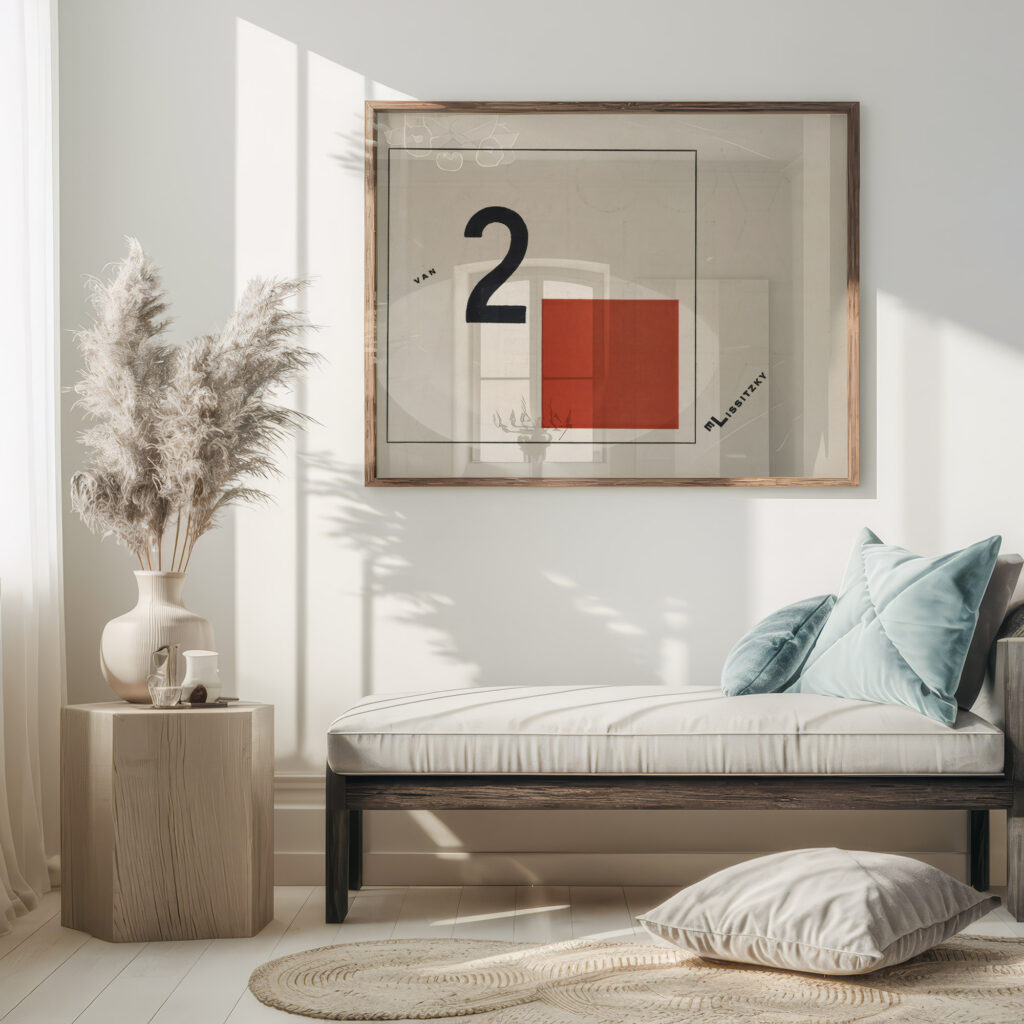 Suprematisch worden van tWee kWA drA ten in 6 konstrukties Pl. 2 1922 El Lissitzky 5 mockup