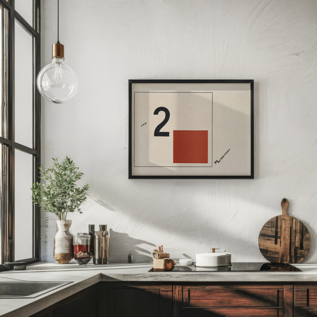 Suprematisch worden van tWee kWA drA ten in 6 konstrukties Pl. 2 1922 El Lissitzky 6 mockup