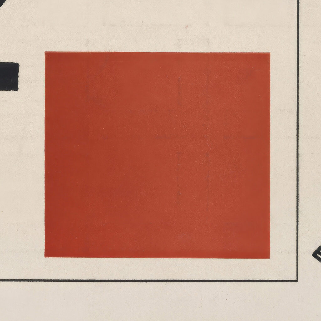 Suprematisch worden van tWee kWA drA ten in 6 konstrukties Pl. 2 1922 El Lissitzky 8 mockup