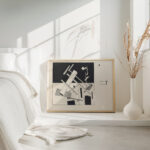 Suprematisch worden van tWee kWA drA ten in 6 konstrukties Pl. 6 1922 El Lissitzky 4 mockup