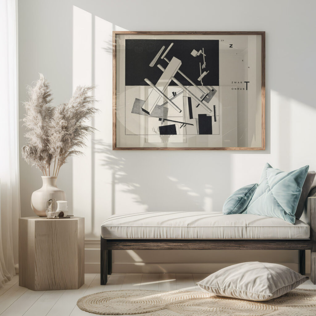 Suprematisch worden van tWee kWA drA ten in 6 konstrukties Pl. 6 1922 El Lissitzky 5 mockup