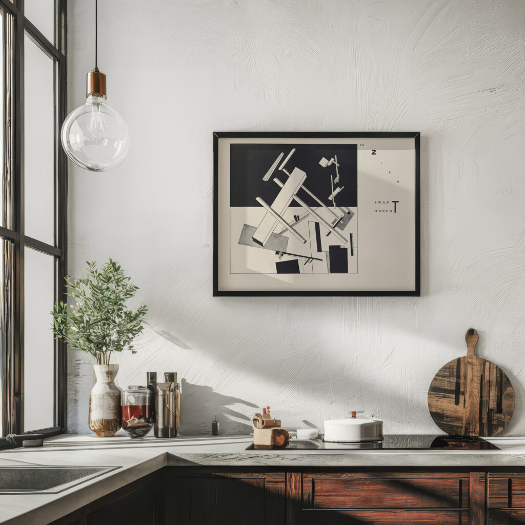 Suprematisch worden van tWee kWA drA ten in 6 konstrukties Pl. 6 1922 El Lissitzky 6 mockup