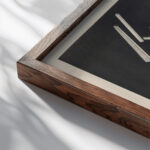 Suprematisch worden van tWee kWA drA ten in 6 konstrukties Pl. 6 1922 El Lissitzky close up dark wood mockup