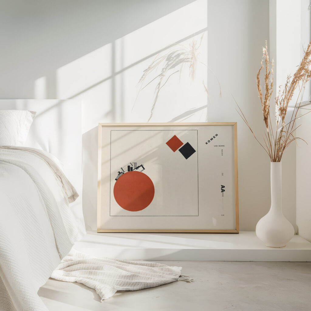 Suprematisch worden van tWee kWA drA ten in 6 konstrukties Pl. 8 1922 El Lissitzky 4 mockup