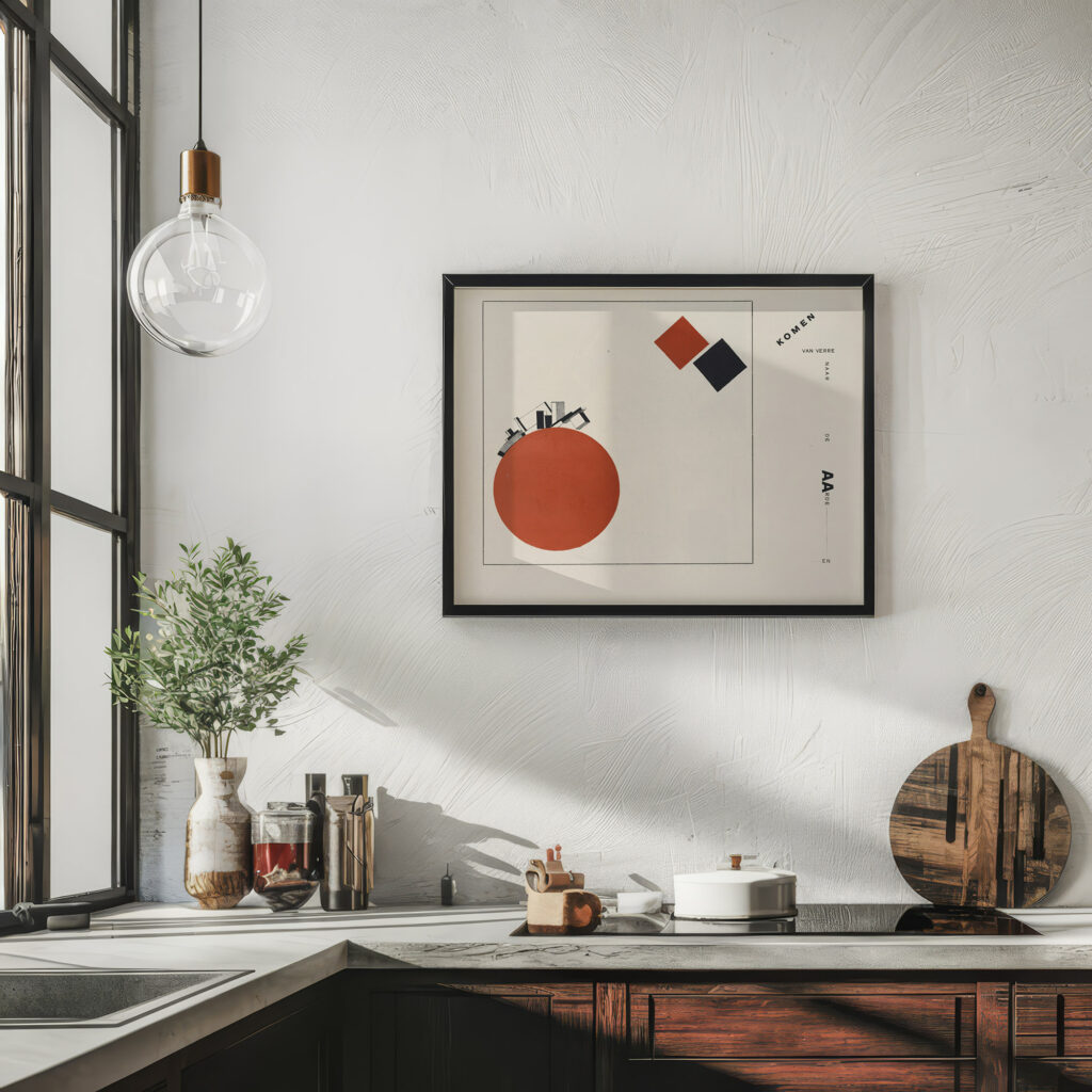 Suprematisch worden van tWee kWA drA ten in 6 konstrukties Pl. 8 1922 El Lissitzky 6 mockup