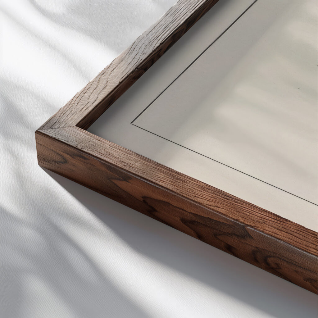 Suprematisch worden van tWee kWA drA ten in 6 konstrukties Pl. 8 1922 El Lissitzky close up dark wood mockup