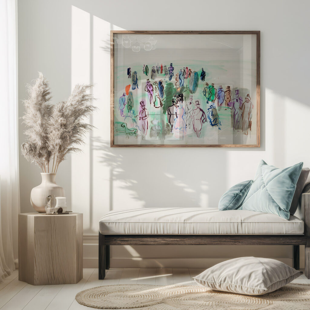 Sur la pelouse Raoul Dufy 5 mockup