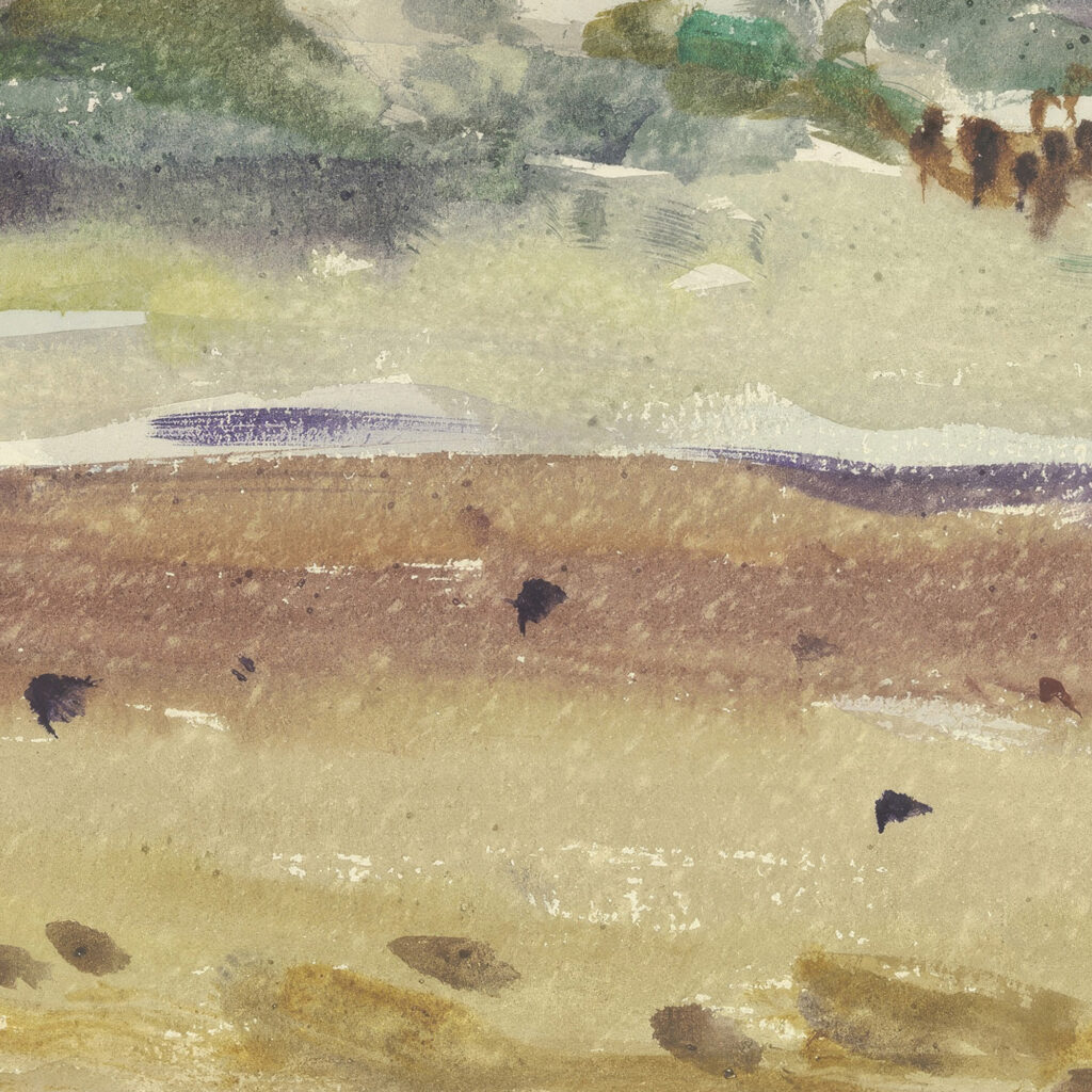 Surf motif from Sylt 1948 Arno Konig 8 mockup