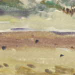 Surf motif from Sylt 1948 Arno Konig 8 mockup