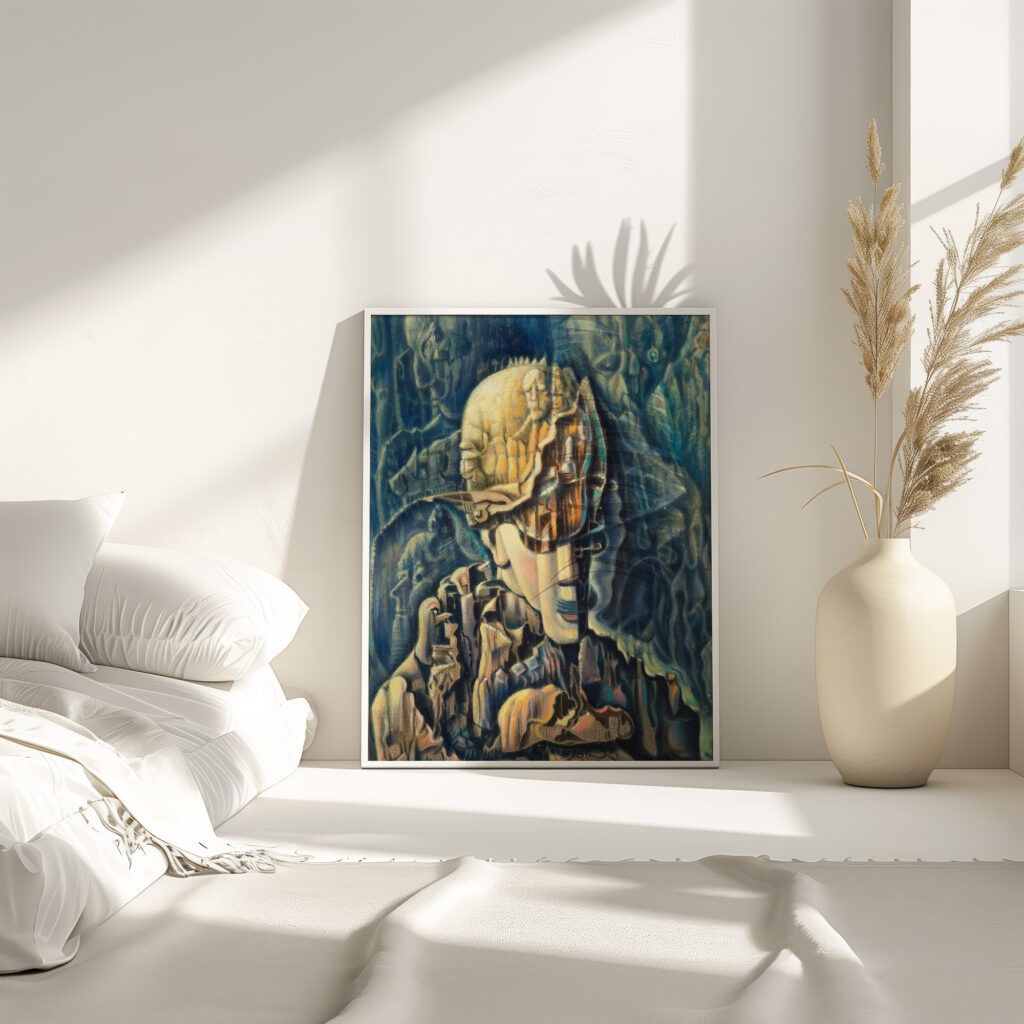 Surreal Portrait 1938 Benjamin F. Berlin 4 mockup