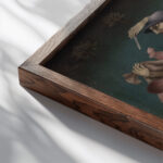 Suuta laste tapmine 1928 Karin Luts close up dark wood mockup