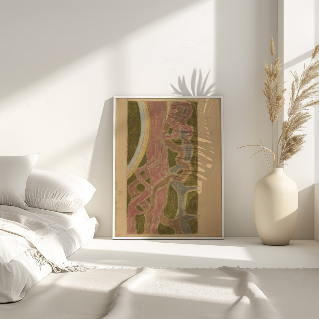 Swiety Franciszek. Projekt witraza do prezbiterium kosciola Franciszkanow w Krakowie 1897 Stanislaw Wyspianski 4 mockup Swiety Franciszek. Projekt witraza do prezbiterium kosciola Franciszkanow w Krakowie 1897 Stanislaw Wyspianski 4 mockup