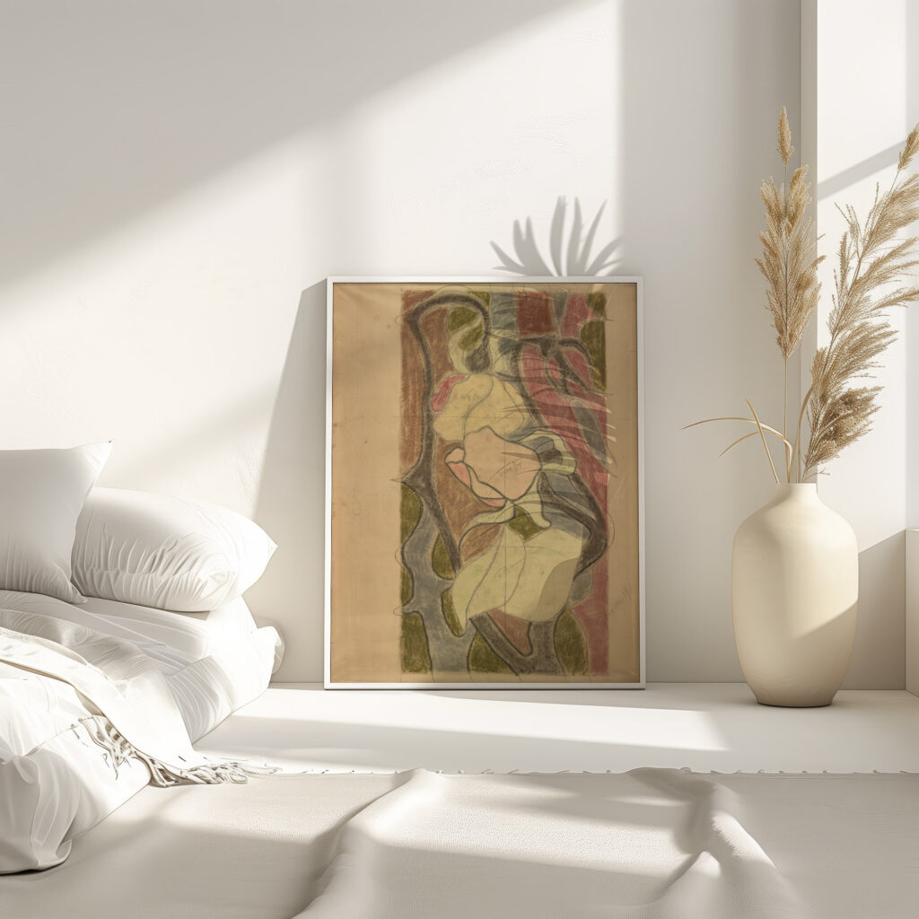 Swiety Franciszek. Projekt witraza do prezbiterium kosciola Franciszkanow w Krakowie 1897 Stanislaw Wyspianski 5 4 mockup Swiety Franciszek. Projekt witraza do prezbiterium kosciola Franciszkanow w Krakowie 1897 Stanislaw Wyspianski 5 4 mockup