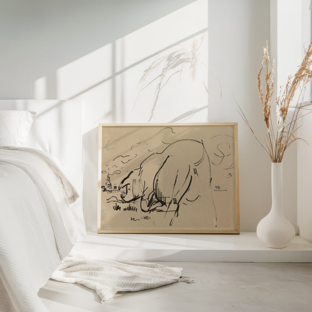 Swine before Amersfoort 1915 Rik Wouters 4 mockup