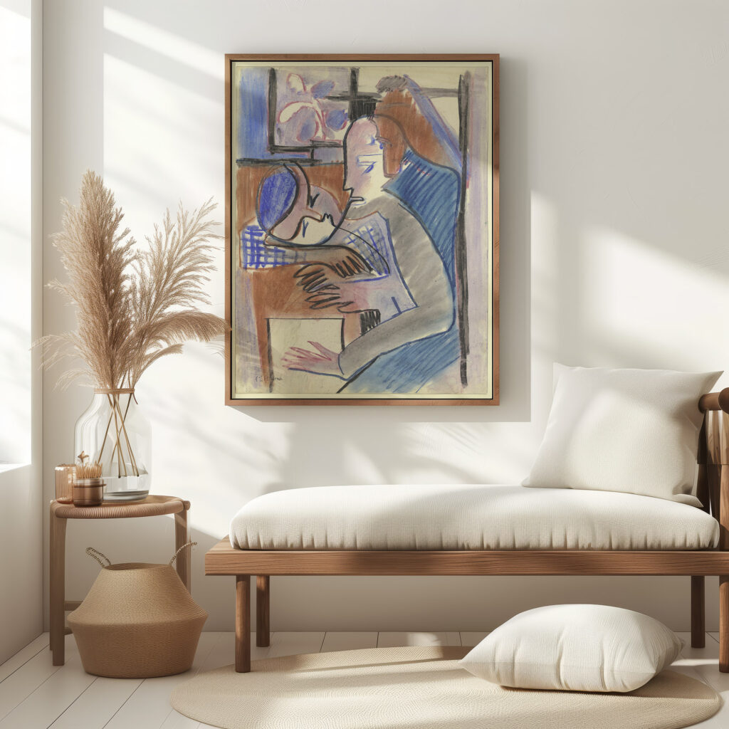 Swiss girl ca 1930 Ernst Ludwig Kirchner 5 mockup