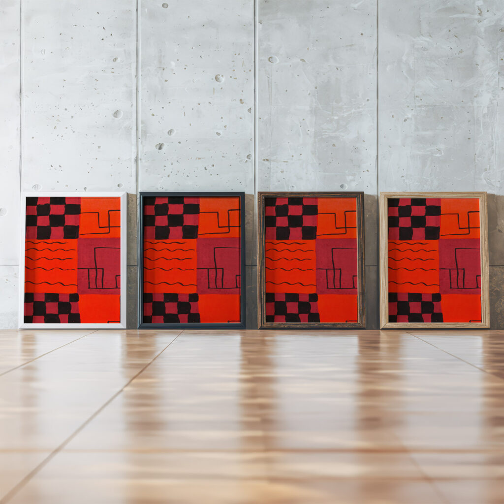 Sylvester 1922 Unknown framed posters mockup