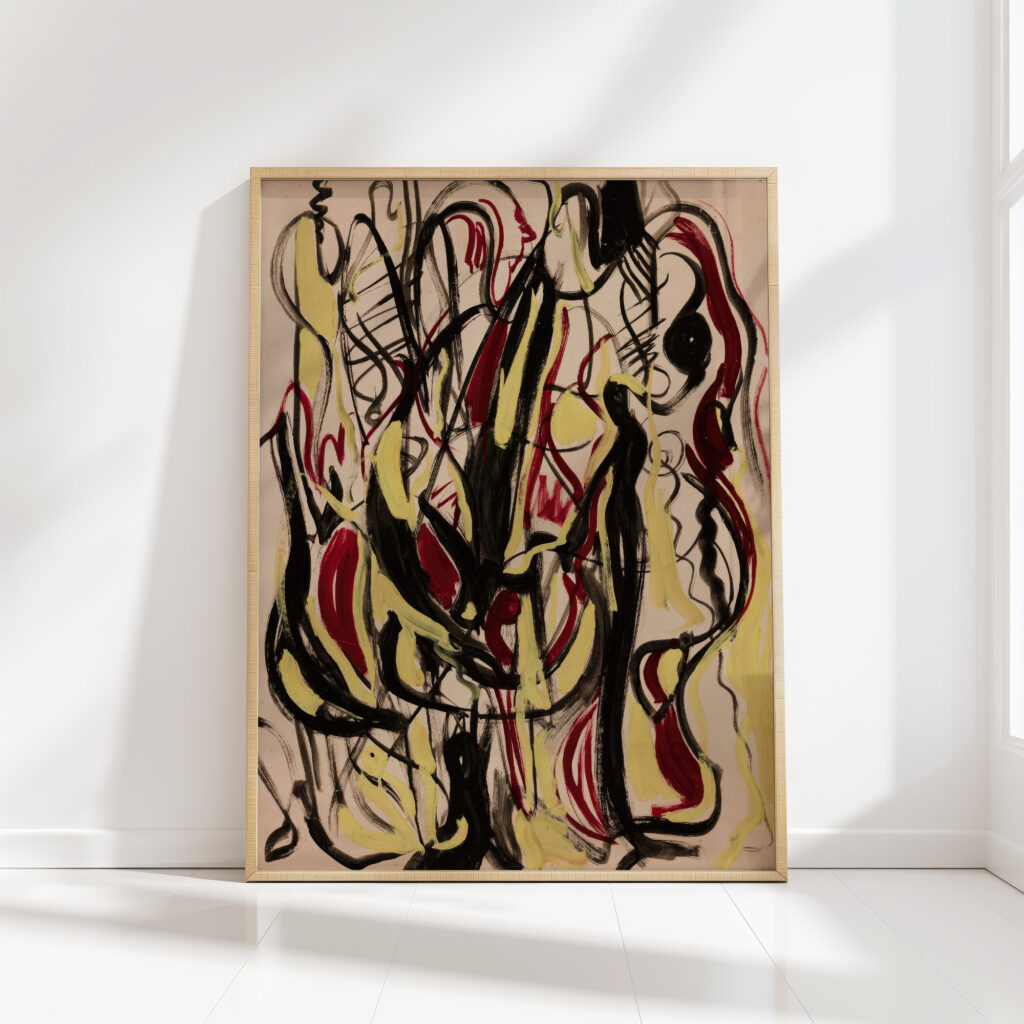 a la kandinsky 1960 lola liivat high quality print