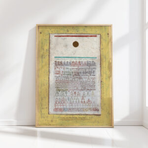 a page from the book of towns 1928 paul klee high quality print