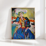 a woman amadeo de souza cardoso high quality print