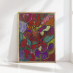 abstract composition portrait format adolf holzel high quality print