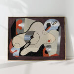 abstract composition reclining woman 1931 georges valmier high quality print