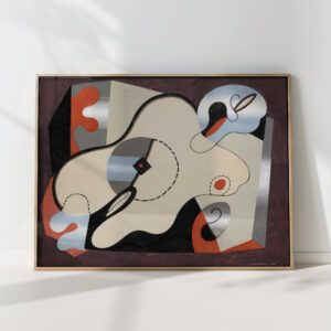 abstract composition reclining woman 1931 georges valmier high quality print