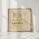 abstract design based on berries and arabesques 1900 maurice pillard verneuil high quality print