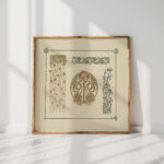 abstract design based on flowers and berries 1900 maurice pillard verneuil high quality print