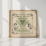 abstract design based on leaves and arabesques 1 1900 maurice pillard verneuil high quality print