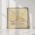 abstract design based on leaves and flowers 1900 maurice pillard verneuil high quality print