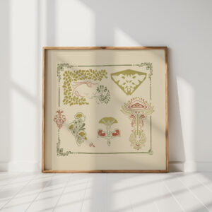 abstract design based on organic shapes 1 1900 george auriol high quality print