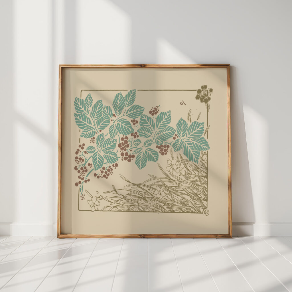 abstract design based on organic shapes 3 1900 george auriol high quality print