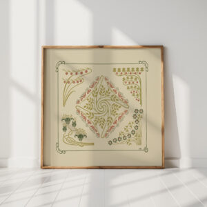 abstract design based on swirls 1900 maurice pillard verneuil high quality print