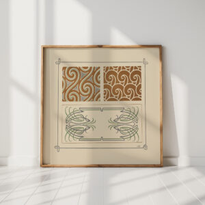 abstract design based on tiny flowers 1900 maurice pillard verneuil high quality print