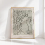 abstract forest scene 1919 erich wichmann high quality print