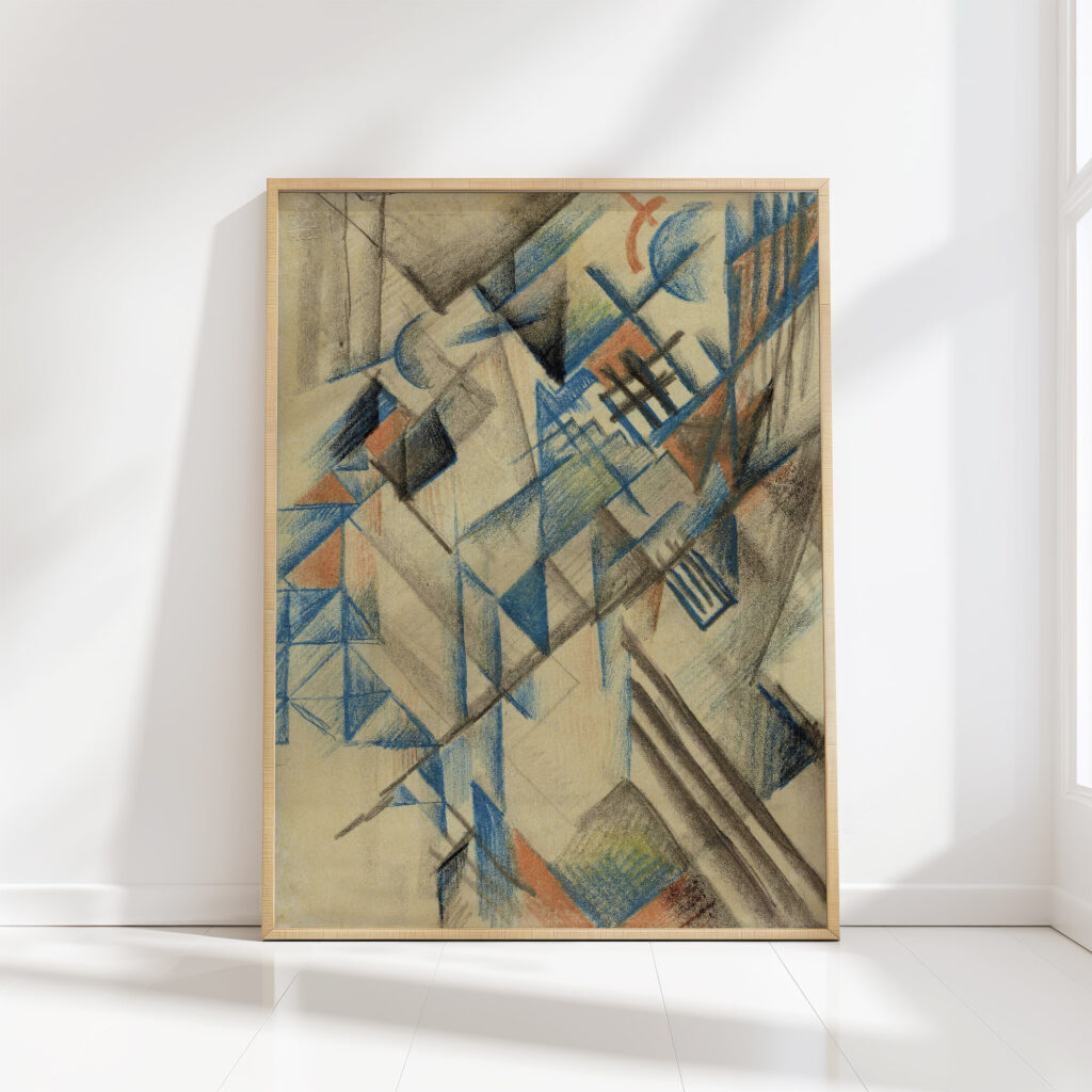 abstract forms ii 1913 august macke high quality print