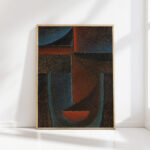 abstract head blue red 1933 alexej von jawlensky high quality print