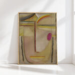 abstract head gold and pink 1931 alexej von jawlensky high quality print