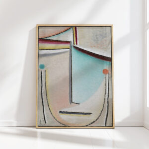 abstract head pink light blue 1929 alexej von jawlensky high quality print