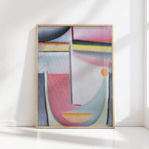 abstract head symphony in pink 1929 alexej von jawlensky high quality print