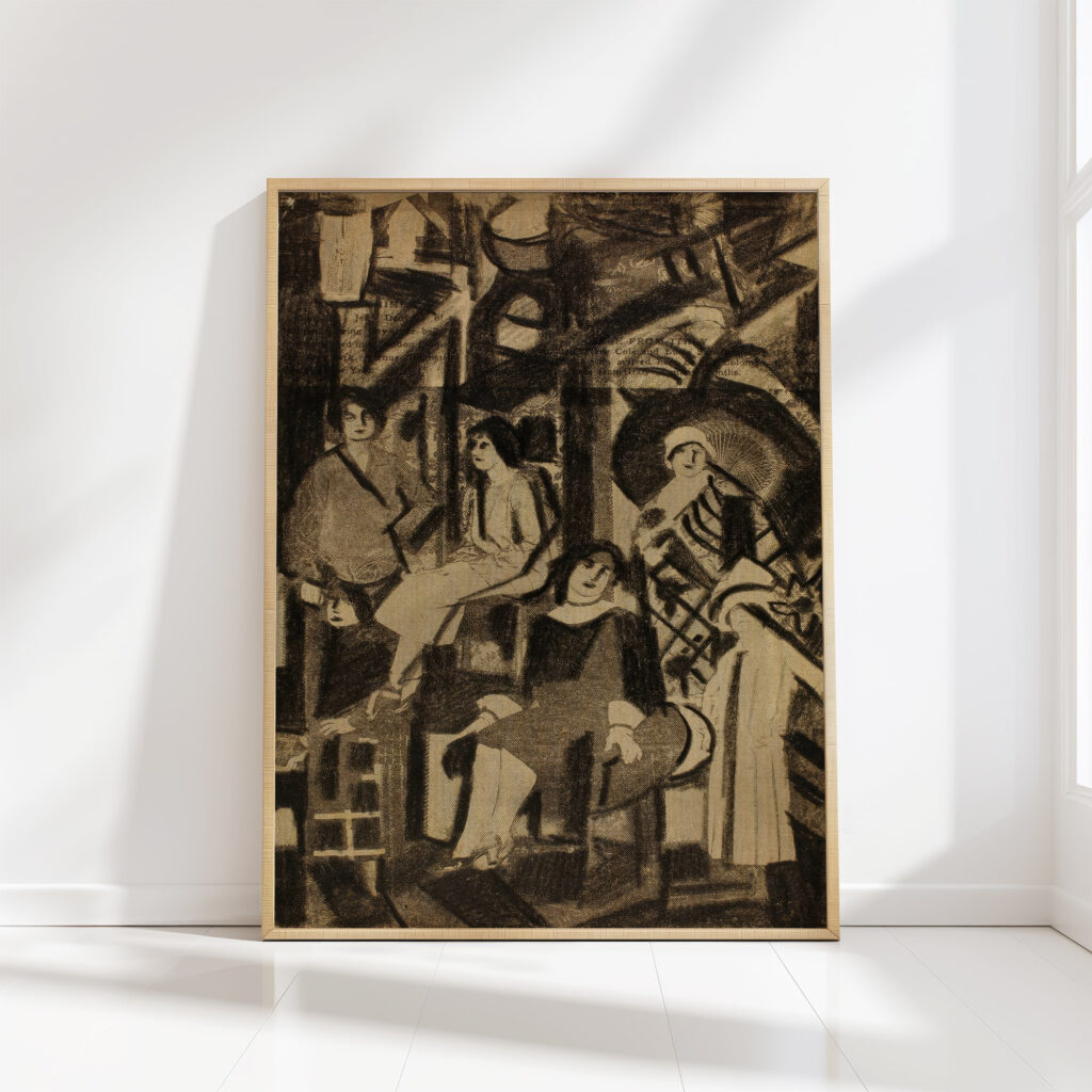 abstract i carl newman high quality print