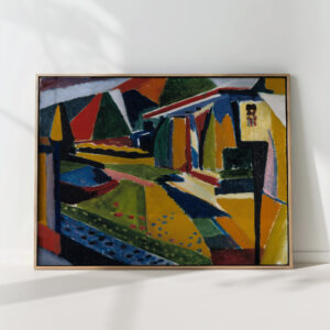 abstract landscape 1915 1916 henry lyman sayen high quality print